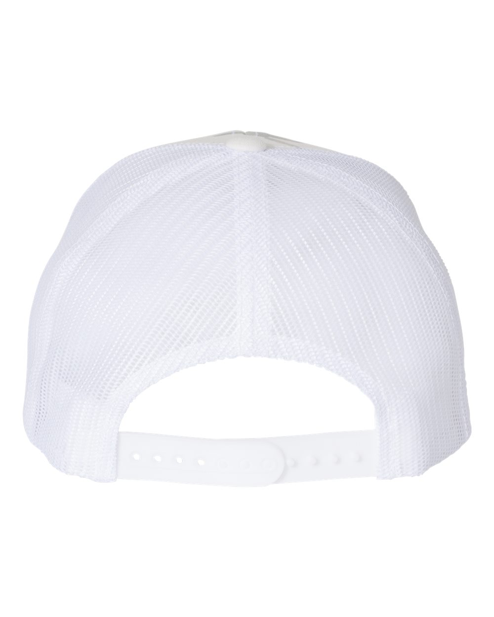 Rear View of Multicam Alpine/ White Retro Trucker Cap - 6606
