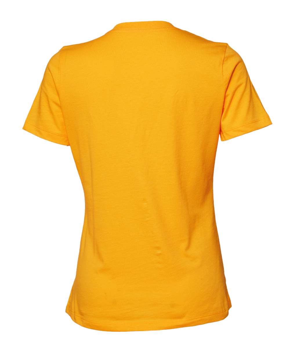 Front View of Mustard Women’s Relaxed Jersey Tee - 6400