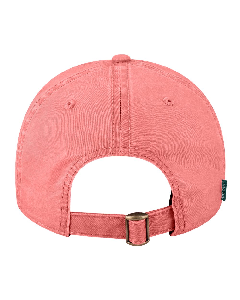 Front View of Nantucket Red Terra Twill Cap - TTA