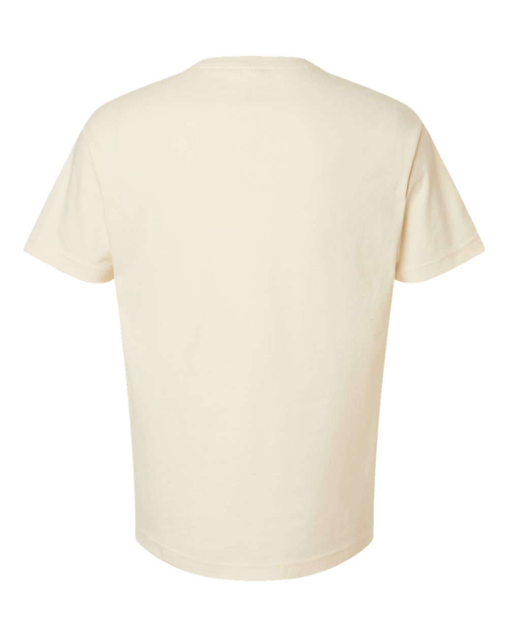 Front View of Natural 6 oz. Heavyweight Tee - 3010