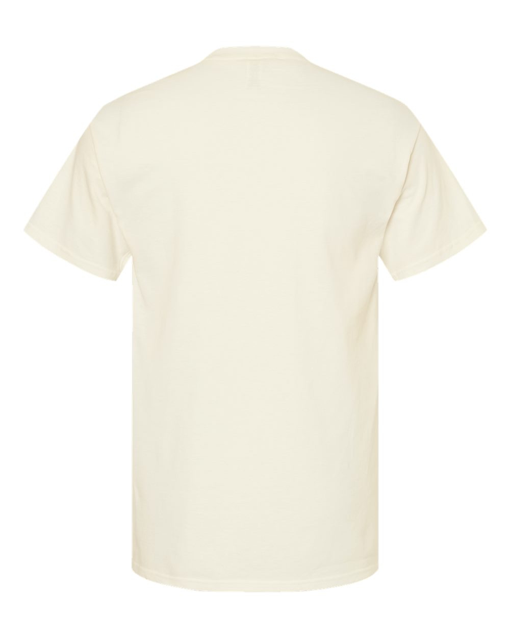 Front View of Natural Gold Soft Touch T-Shirt - 4800