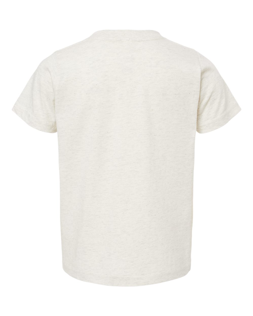 Front View of Natural Heather Toddler Fine Jersey Tee - 3321