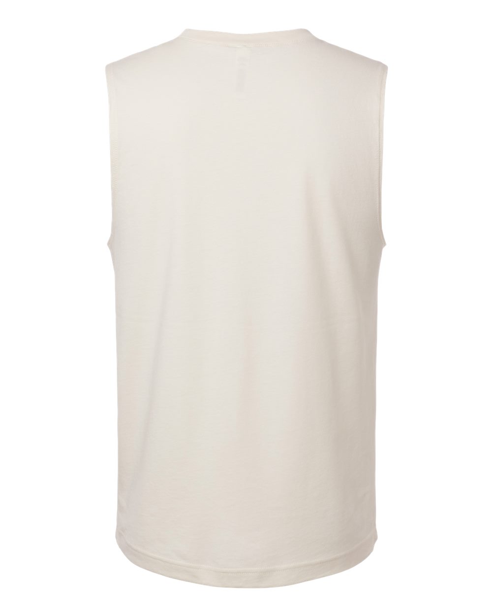 Front View of Natural Jersey Muscle Tank - 3483