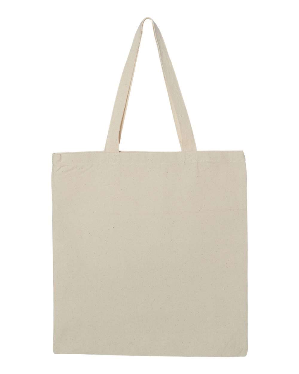 Rear View of Natural Promotional Tote - Q800