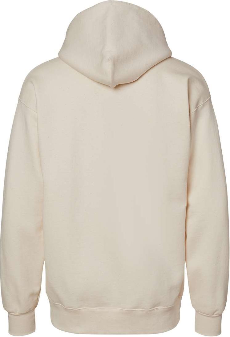 Front View of Natural Ultimate Cotton® Hooded Sweatshirt - F170