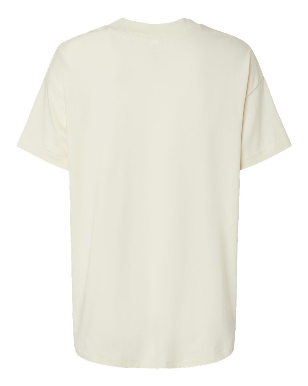 Front View of Natural Women's Hi-Lo Tee - 3519