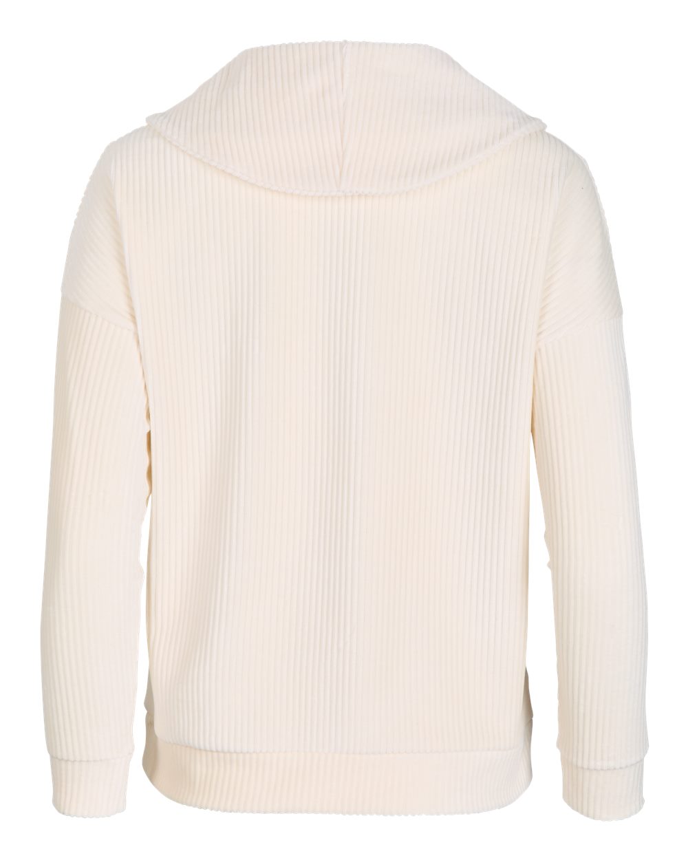 Front View of Natural Women's Manchester Quarter Zip - BW5203