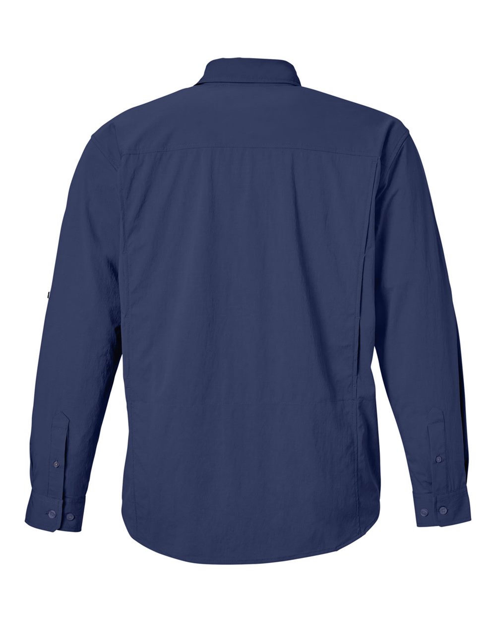 Rear View of Naval Academy Creekbed Long Sleeve Shirt - H150184