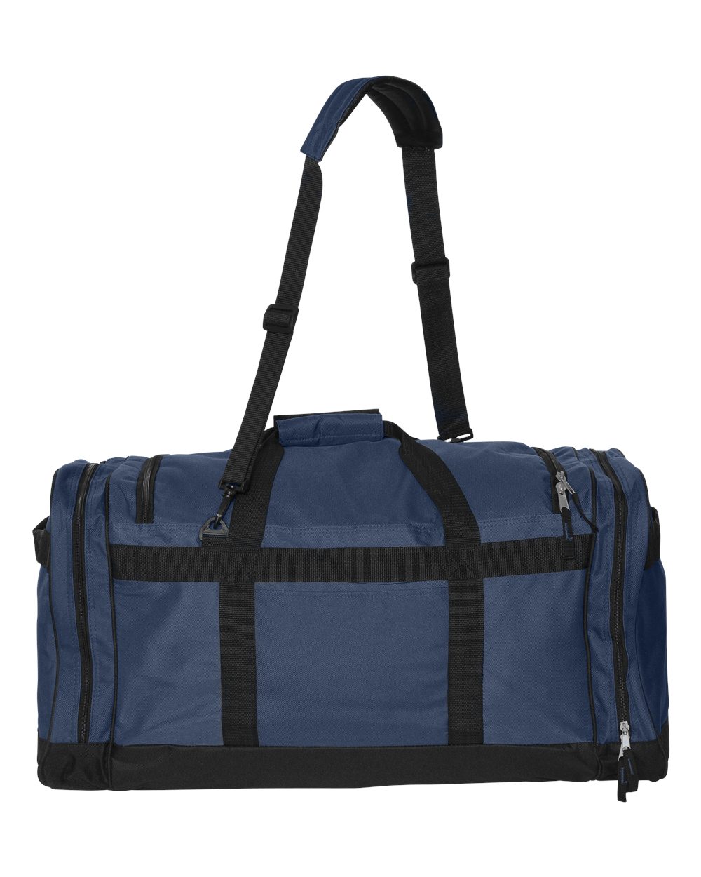 Front View of Navy 27" Explorer Large Duffel Bag - 3906
