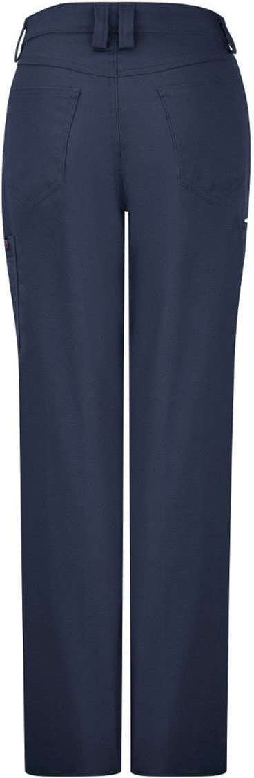 Rear View of Navy - 28I Women's Lightweight Crew Pants - Extended Sizes - PT3LEXT