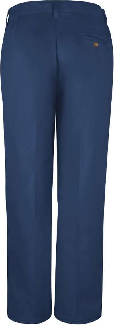 Navy - 30I Women's Plain Front Cotton Pants - PC45