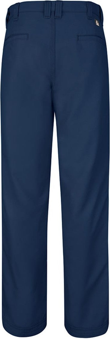 Rear View of Navy - 32I iQ Endurance Work Pants - Canvas - QP10
