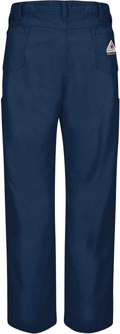 Navy - 32I Loose Fit Midweight Canvas Jean - EXCEL FR® ComforTouch® - 8.5 oz. - PLJ6