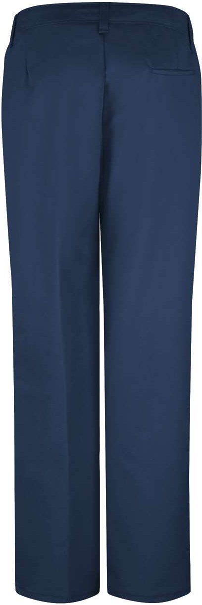 Rear View of Navy - 32I Women&#39;s Work N Motion Pants Extended Sizes - PZ33EXT