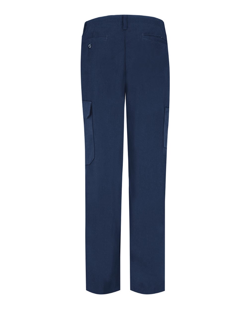Navy - 34 Unhemmed Women's Cargo Pocket Pants - Cool Touch 2 - PMU3