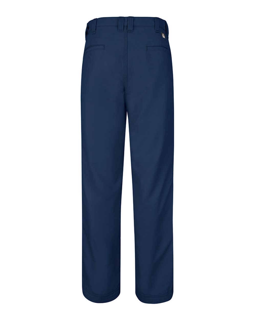 Rear View of Navy - 34I iQ Endurance Work Pants - Canvas - QP10