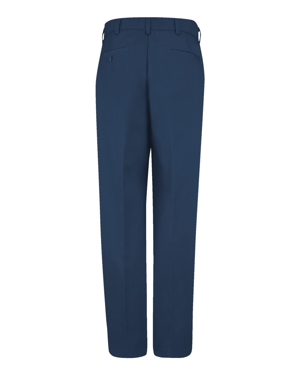 Front View of Navy - 36 Unhemmed Dura-Kap Industrial Pants - PT20