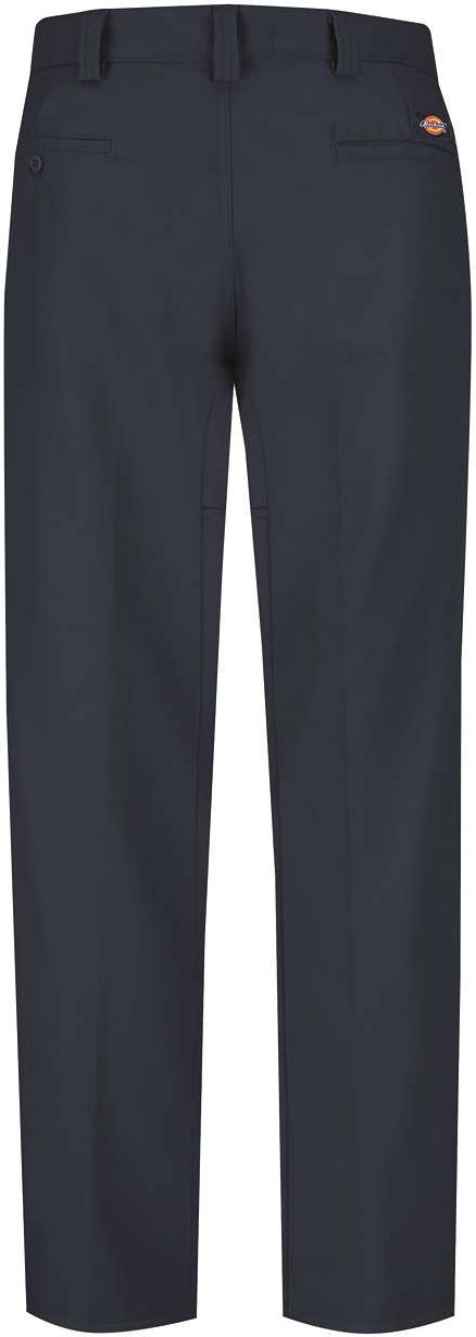 Front View of Navy - 36I Plain Front Work Pants - WP70