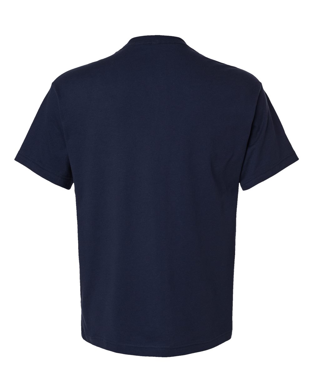 Front View of Navy 6 oz. Heavyweight Tee - 3010