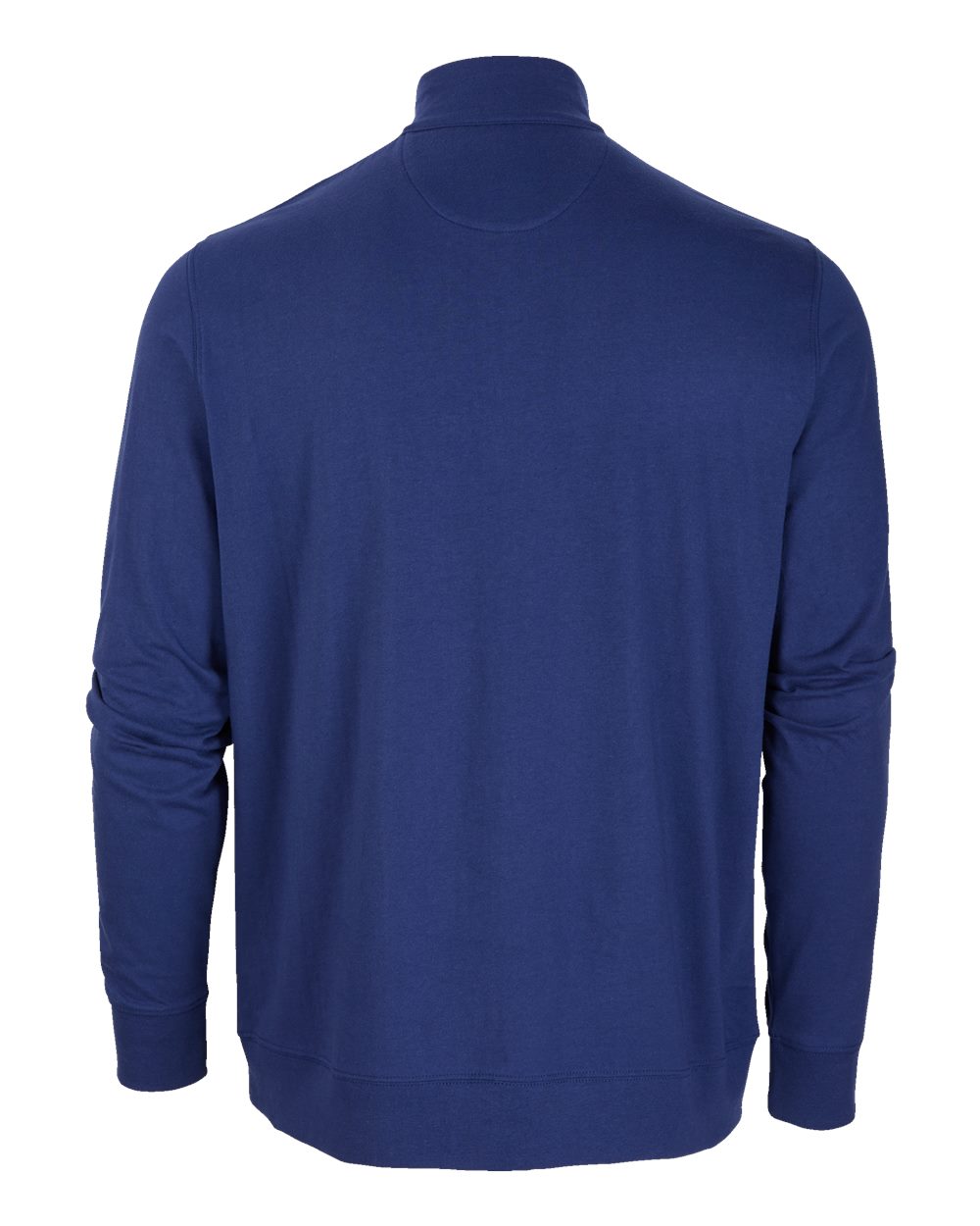 Front View of Navy Alumni Quarter-Zip Pullover - BM5205