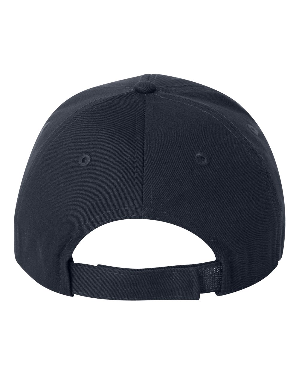 Rear View of Navy Chino Cap - VC600