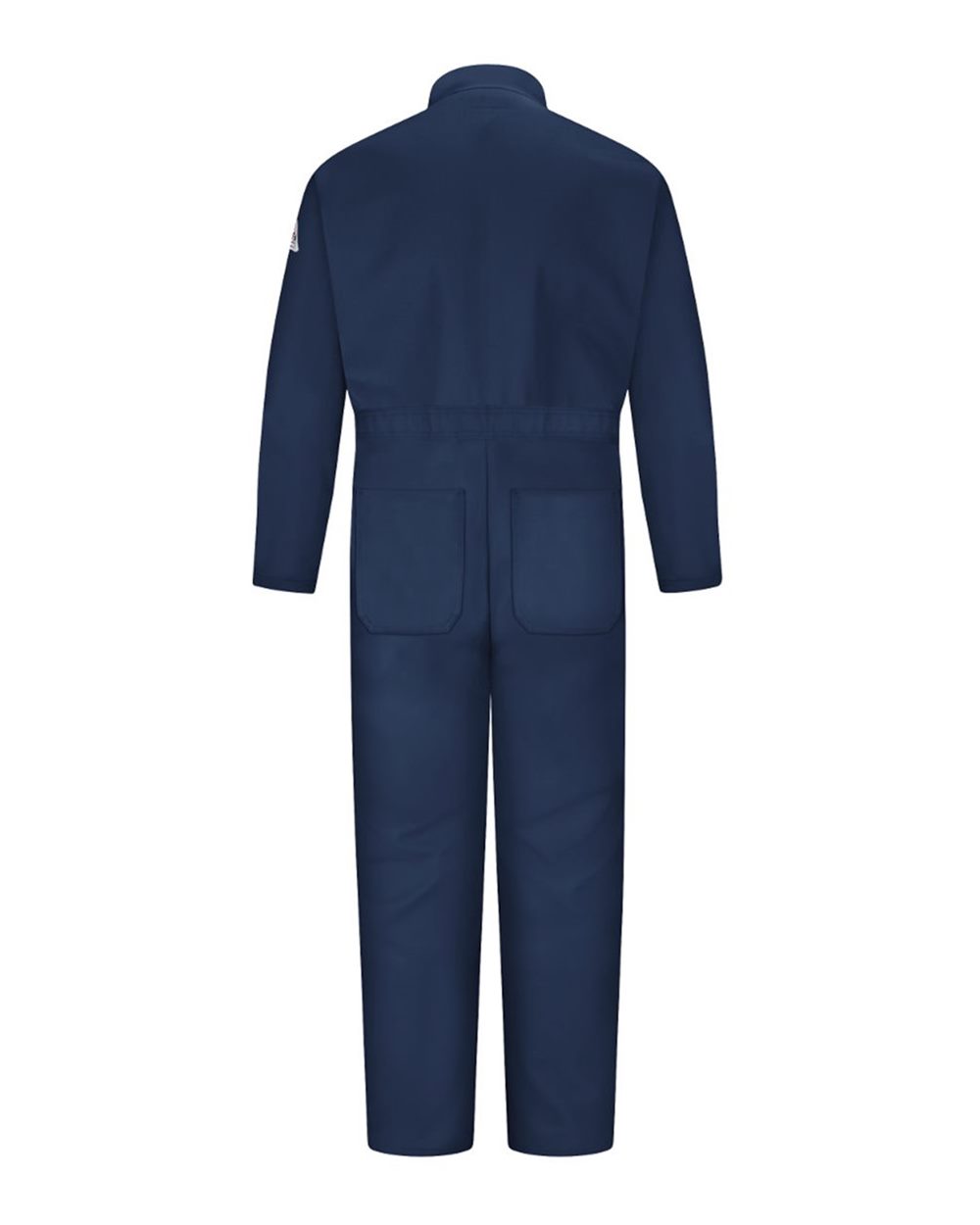 Front View of Navy Classic Coverall Excel FR Extended Sizes - CEC2EXT