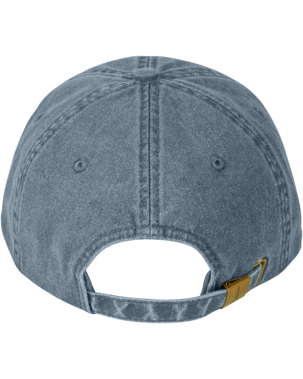 Front View of Navy Classic Pigment Distressed Cap - LP108