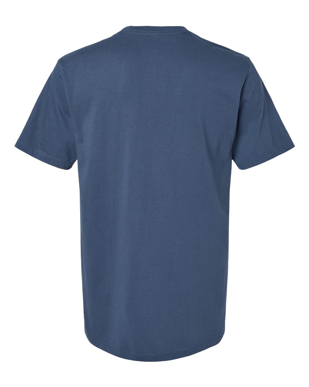 Rear View of Navy Classic Pocket T-Shirt - 210