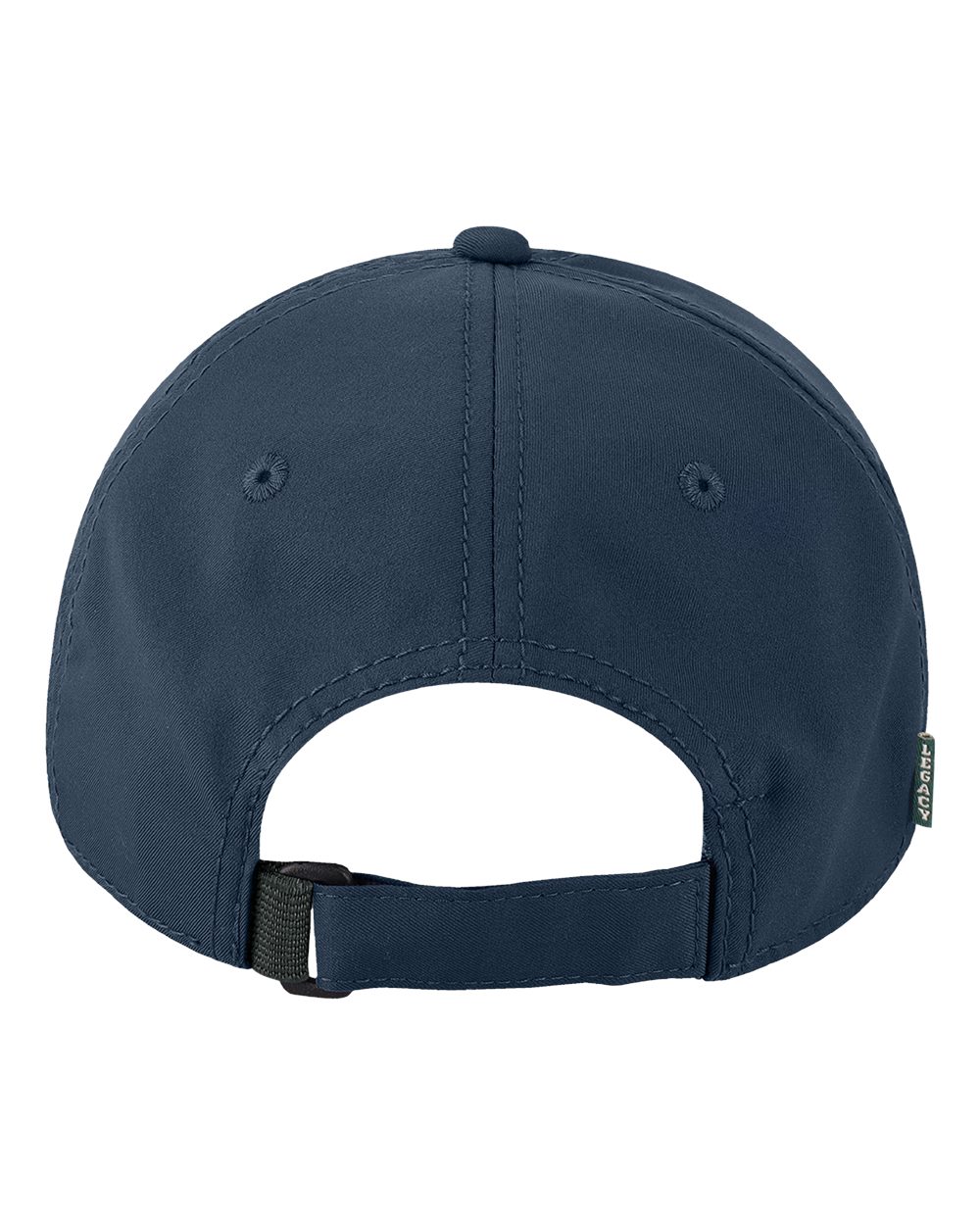Front View of Navy Cool Fit Adjustable Cap - CFA