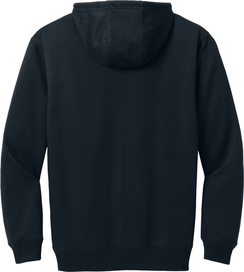 Front View of Navy CornerStone Tough Fleece Pullover Hoodie CSF630