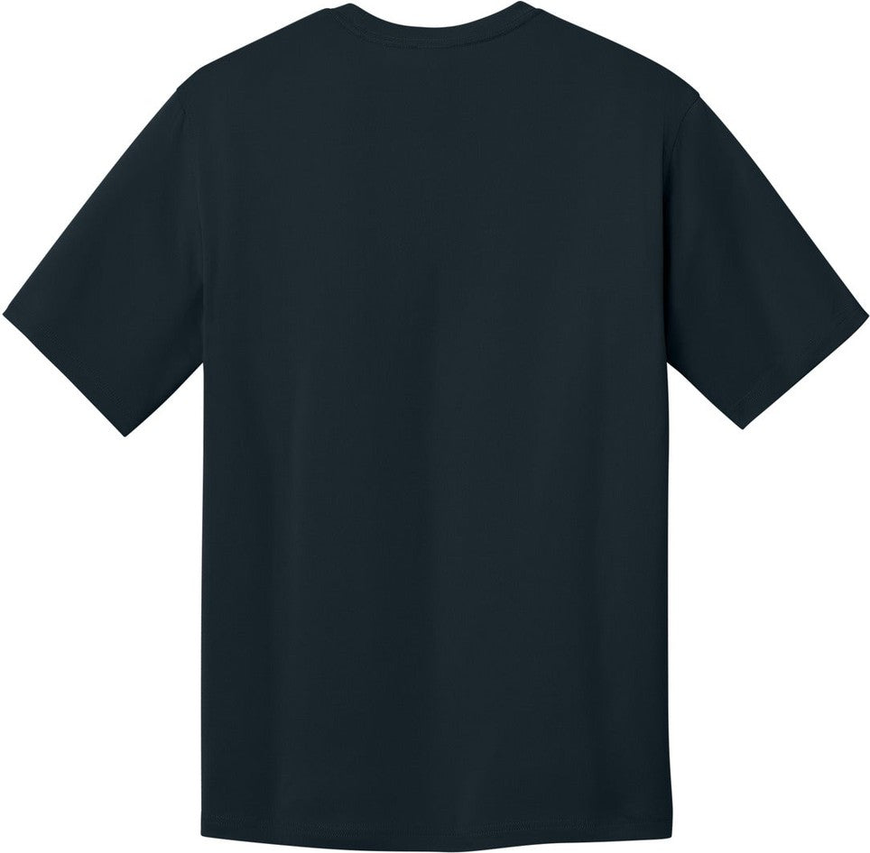 Front View of Navy CornerStone Workwear Pro Short Sleeve Tee CS440