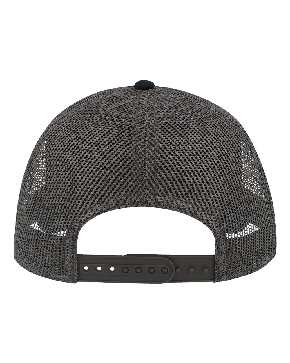 Front View of Navy/ Dark Grey Sustainable Canvas Cap - RAPPER