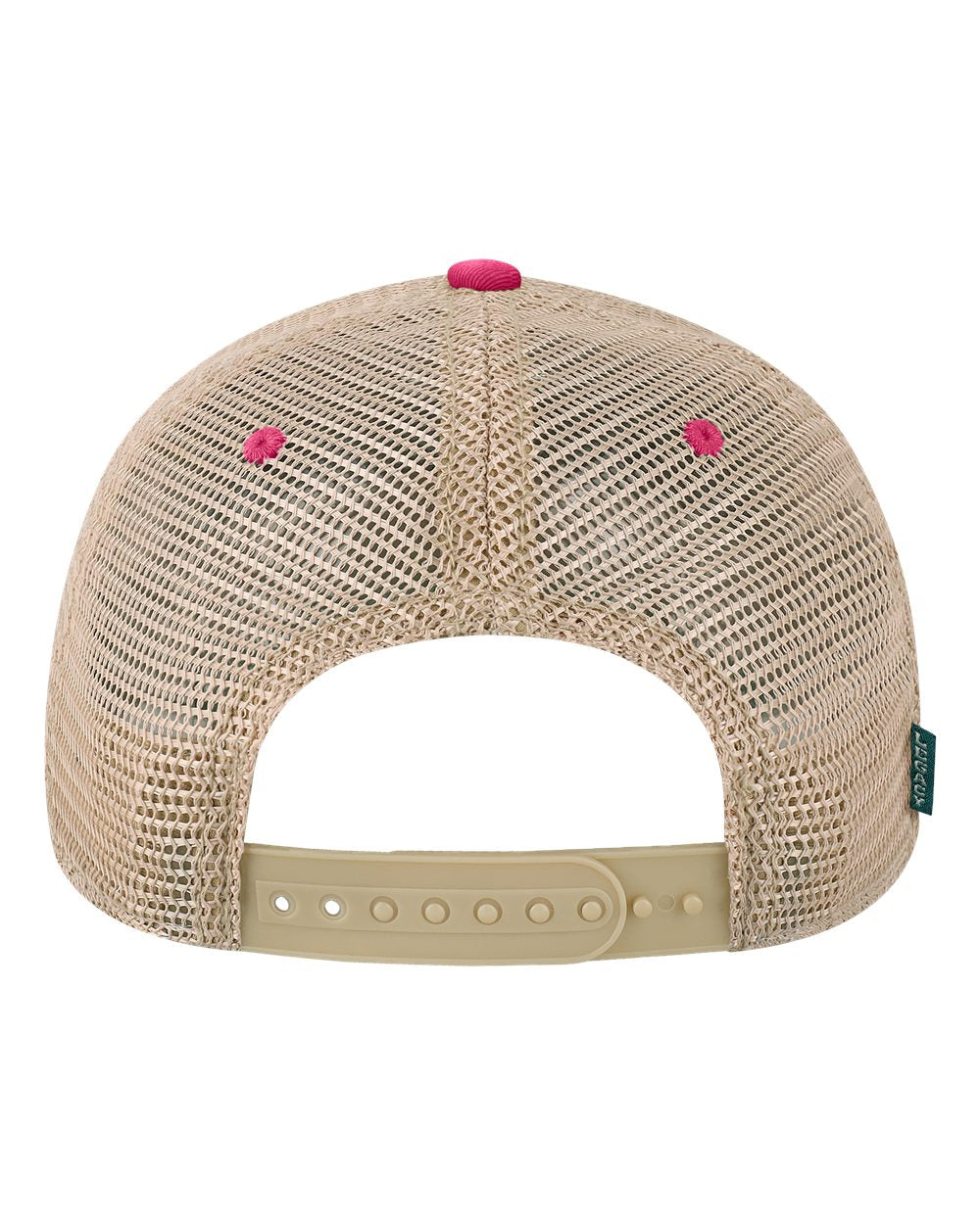 Front View of Navy/ Dark Pink Old Favorite Trucker Cap - OFA