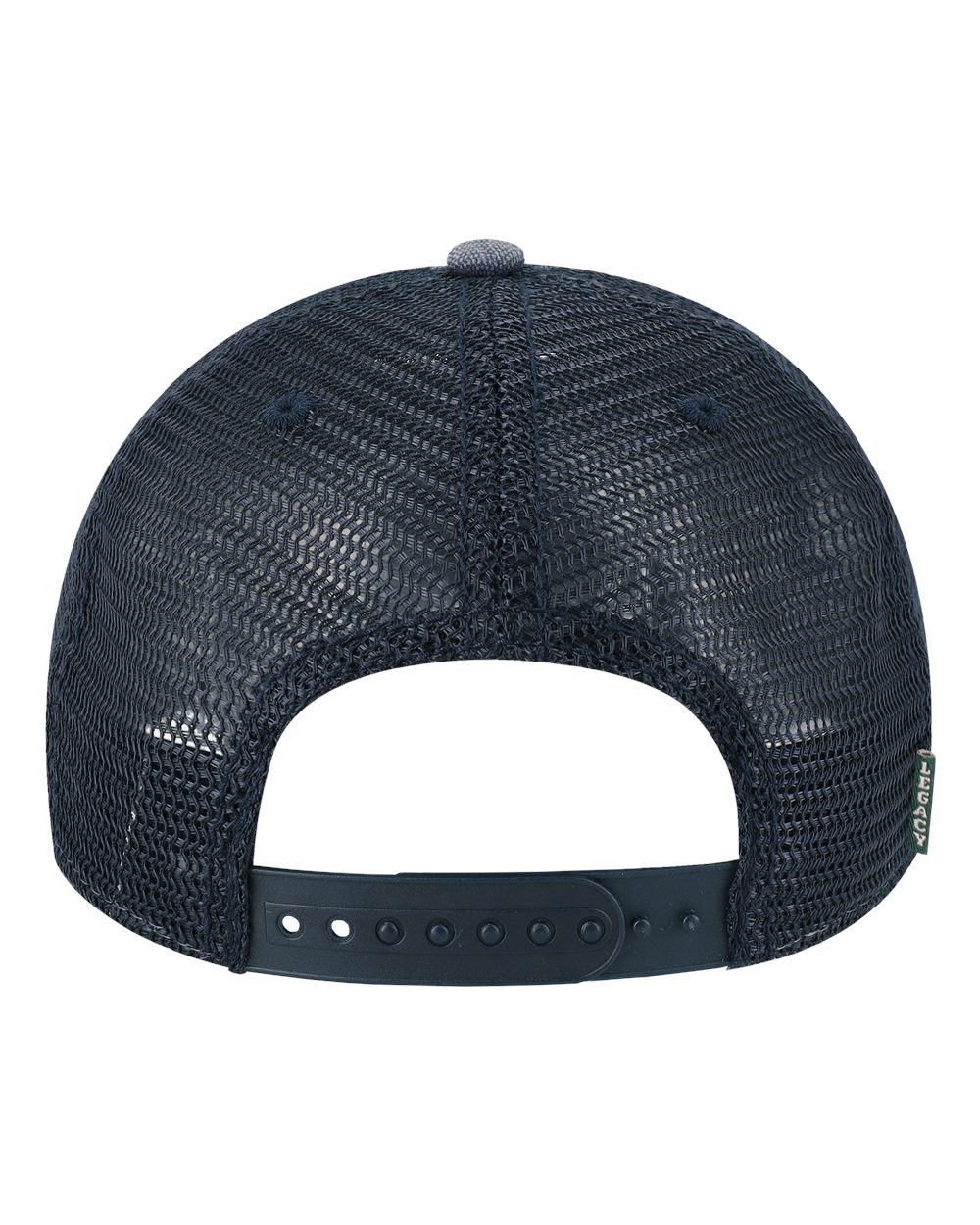 Front View of Navy Dashboard Trucker Cap - DTA