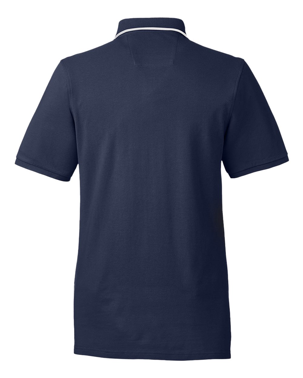 Front View of Navy Deck Polo - N17165