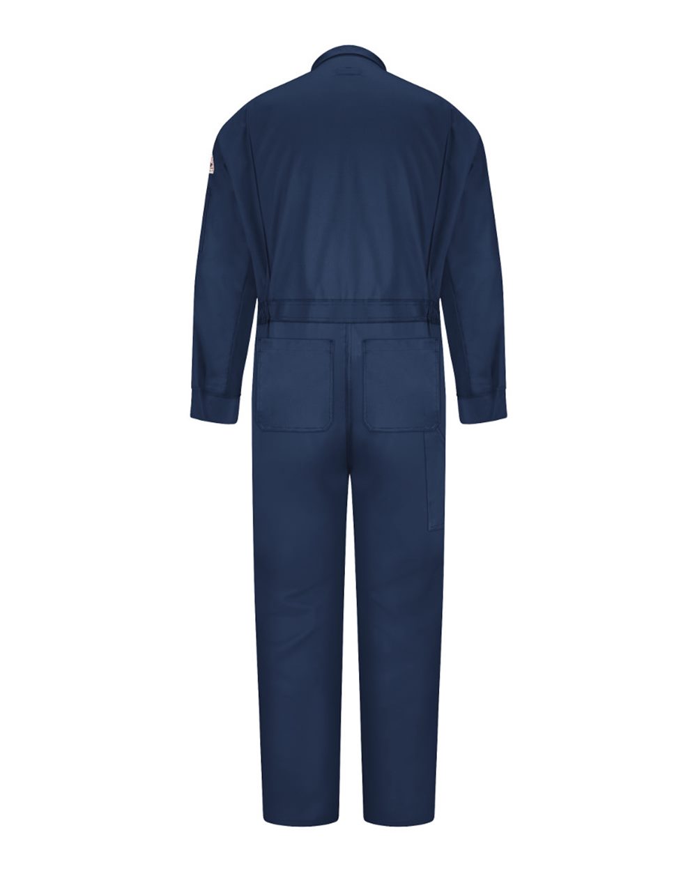 Rear View of Navy Deluxe Coverall - Additional Sizes - CLD4EXT