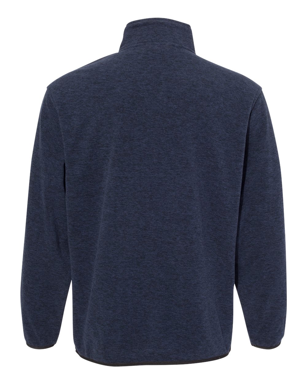 Front View of Navy Denali Mountain Fleece Pullover - 7352
