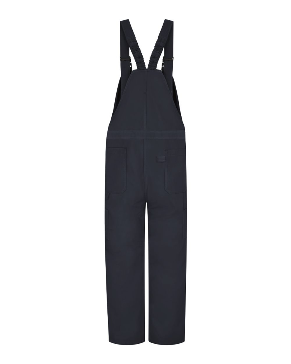 Front View of Navy Duck Duck Unlined Bib Overall - EXCEL FR® ComforTouch - BLF8