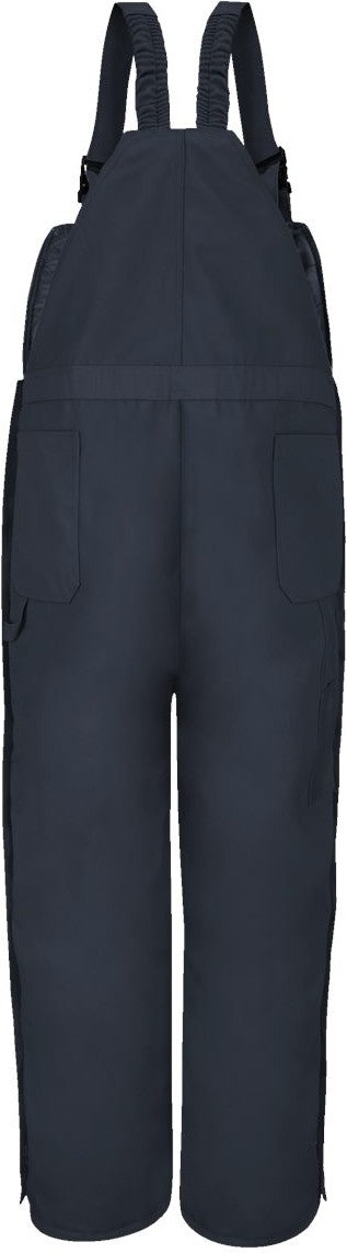 Front View of Navy Duck Insulated Blended Duck Bib Overall - BD30
