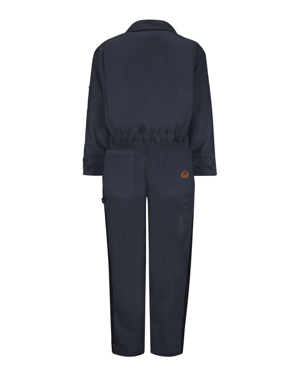 Front View of Navy Duck Insulated Duck Coverall - CD32