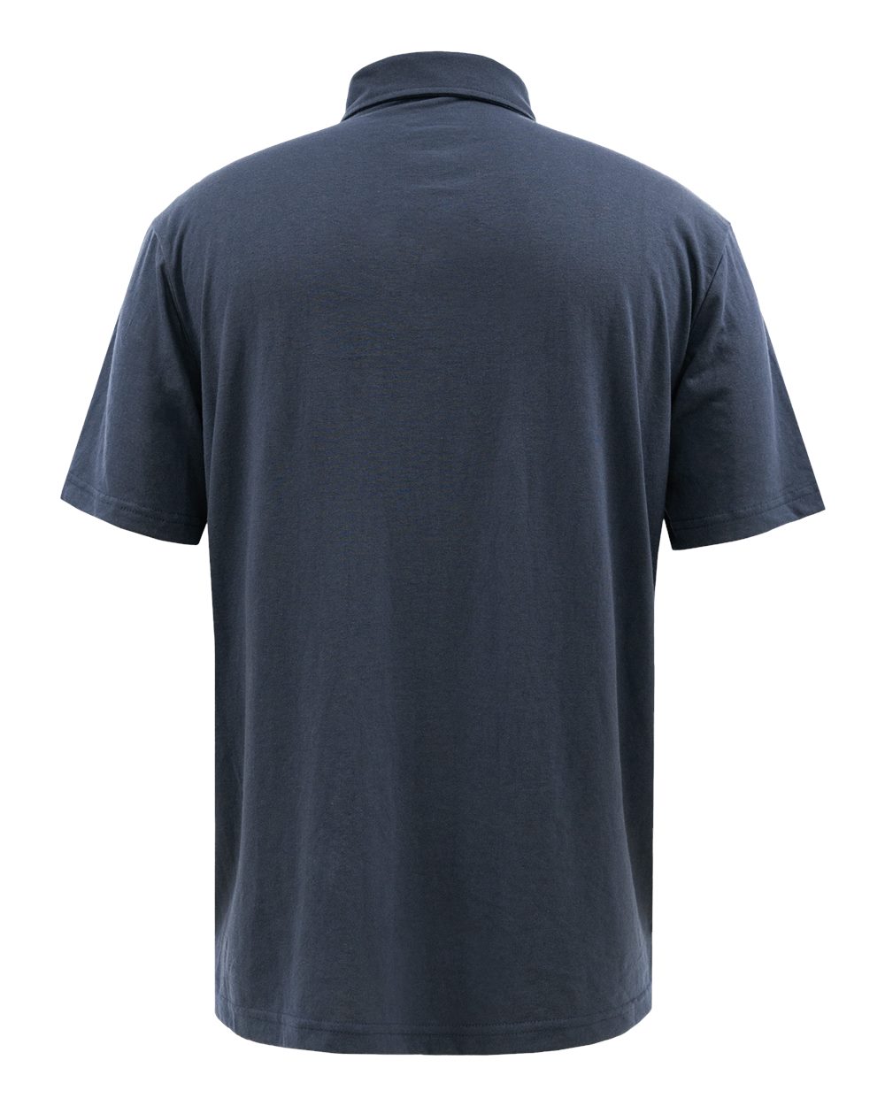 Front View of Navy Eco Polo - EC500