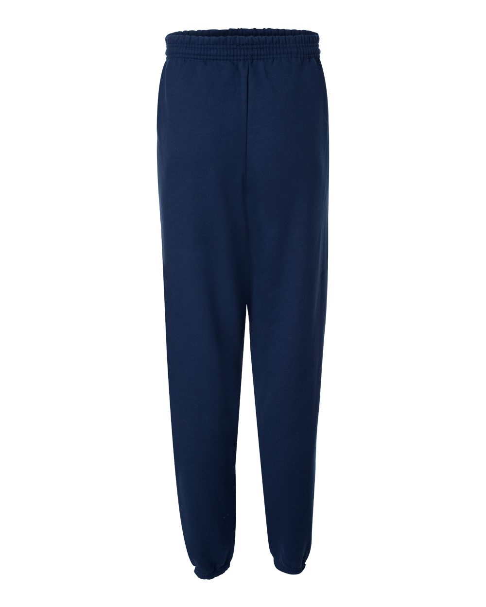 Rear View of Navy Ecosmart® Sweatpants - P650