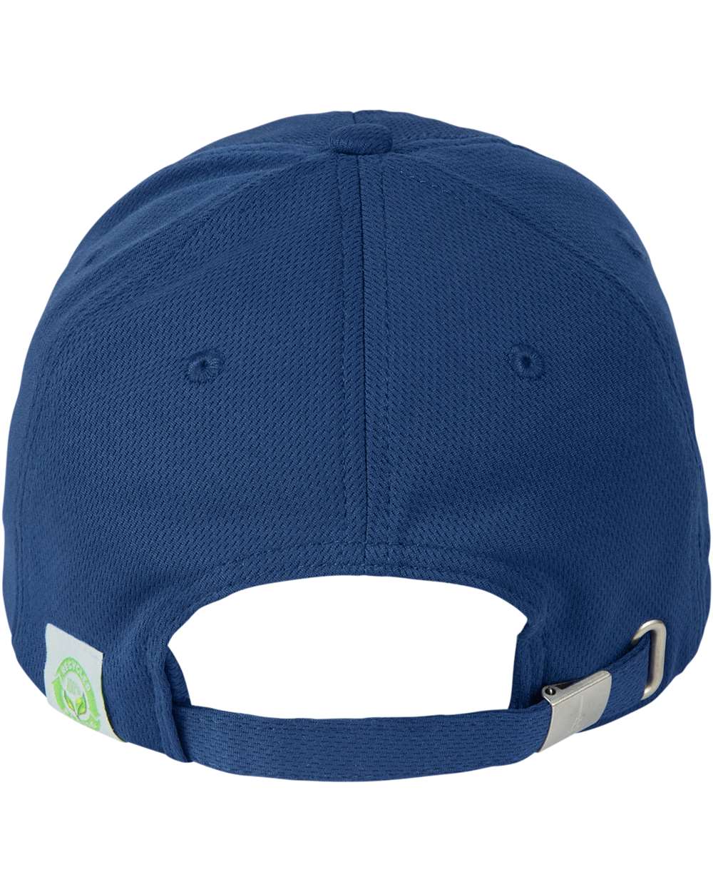 Front View of Navy Endurance Recycled Mesh Cap - ED101