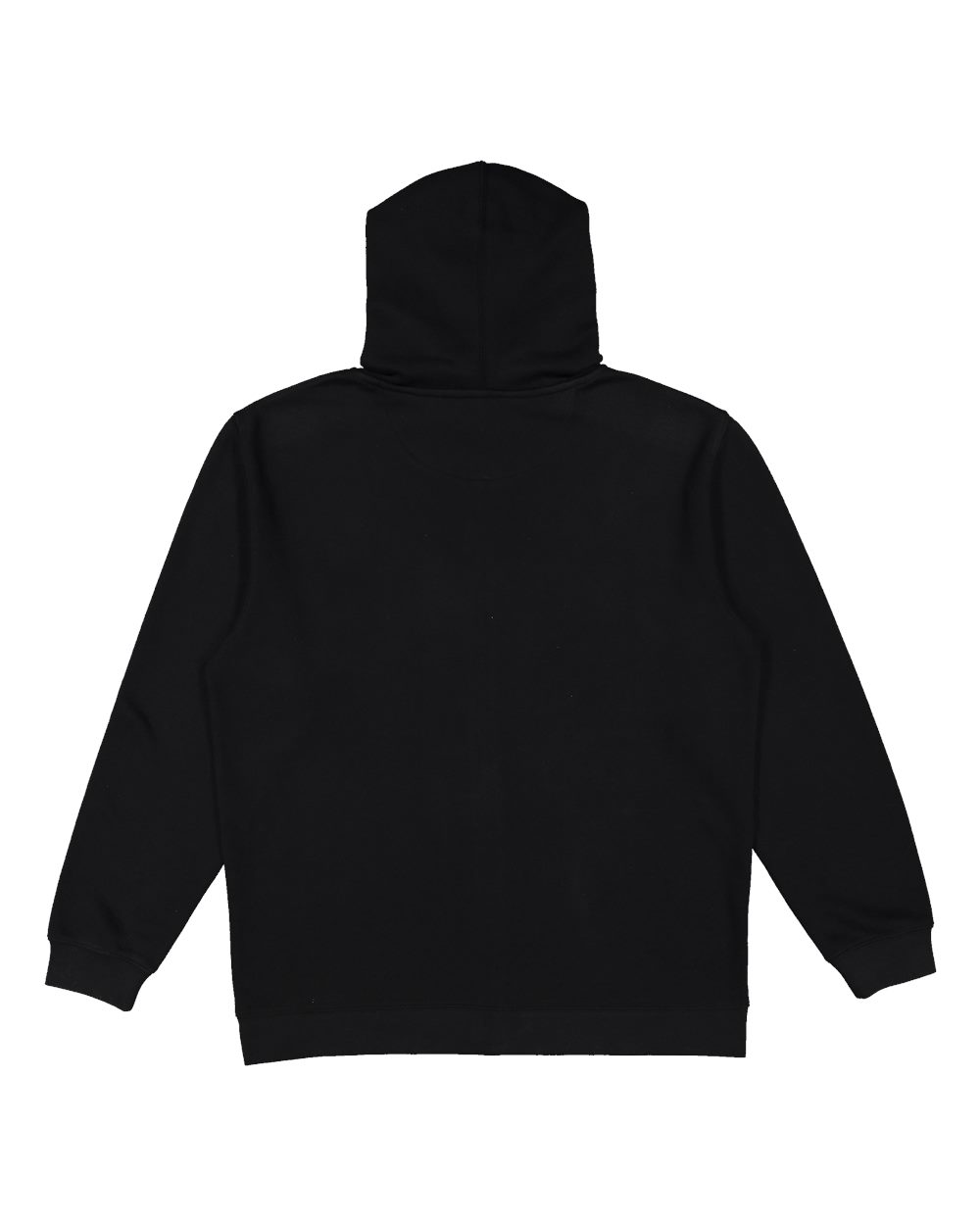 Front View of Navy Full-Zip Fleece Hoodie - 6927