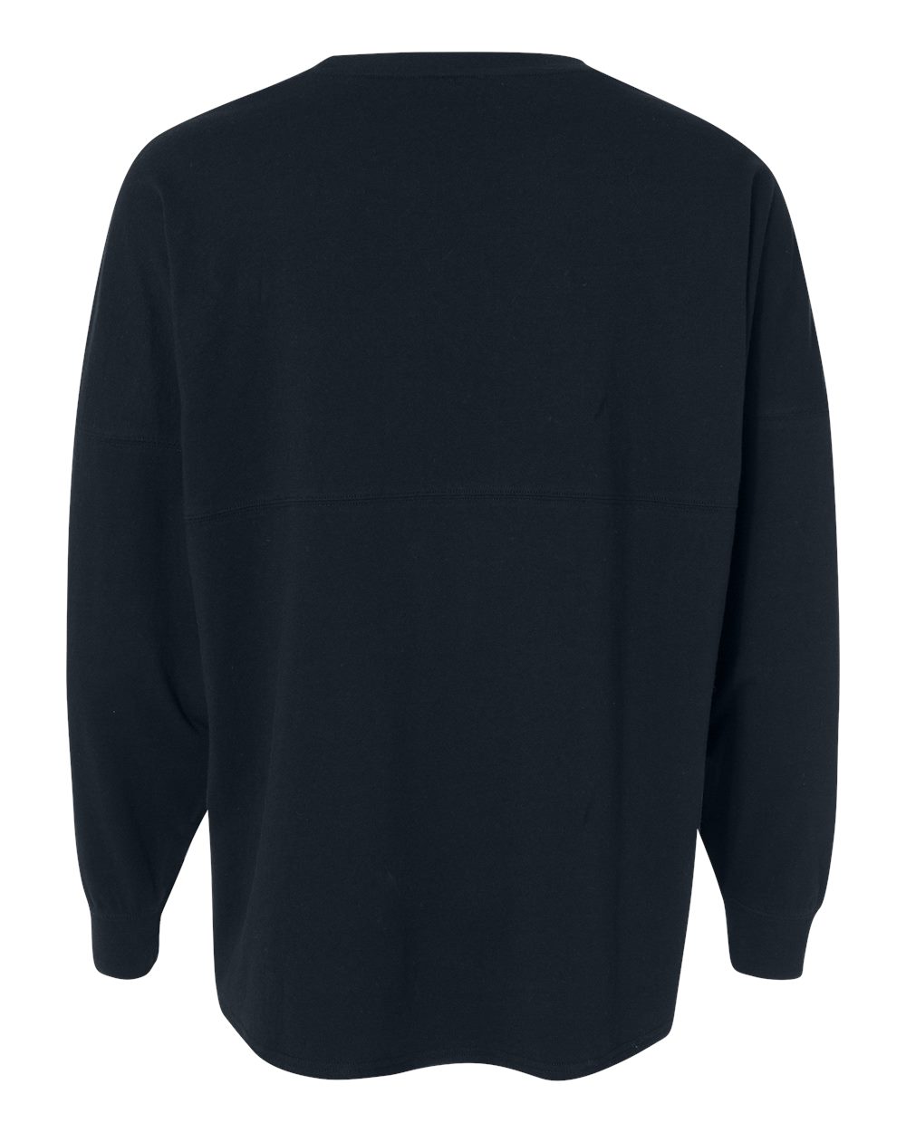 Front View of Navy Game Day Jersey Long Sleeve T-Shirt - 8229