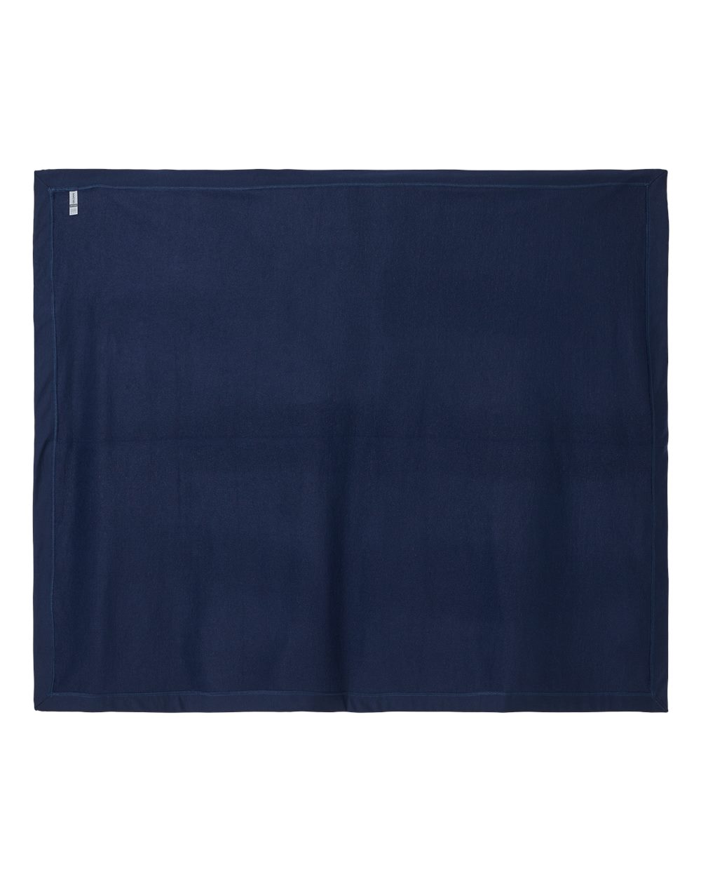 Front View of Navy Heavy Blend Fleece Stadium Blanket - 18900