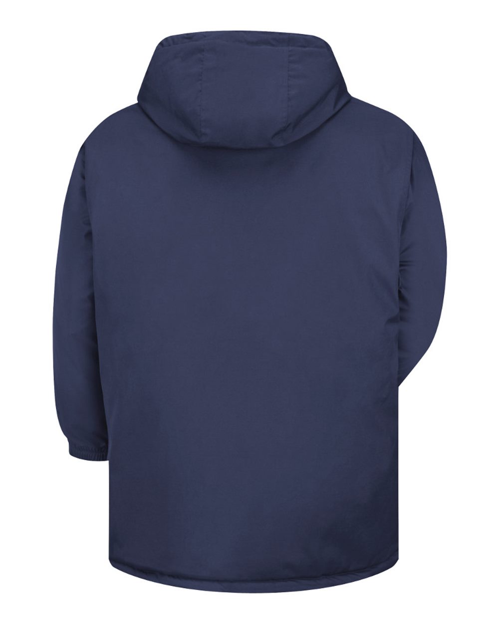 Front View of Navy Heavyweight Parka - Tall Sizes - JP70T