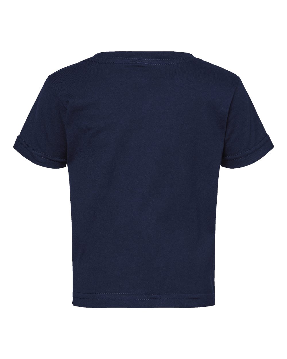Front View of Navy Infant Fine Jersey Tee - 3322