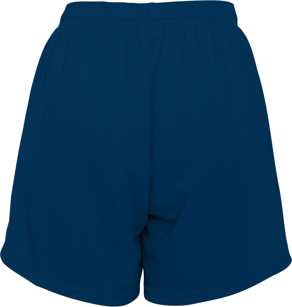 Rear View of NAVY LADIES WICKING MESH SHORT