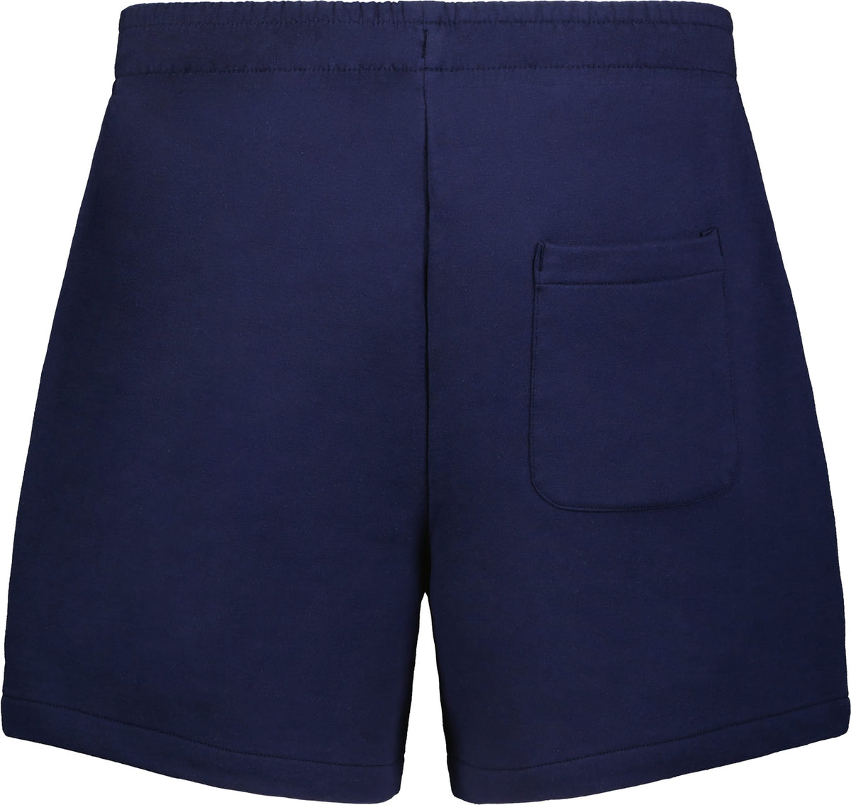 Rear View of NAVY LDS HERITAGE PREP SHORTS
